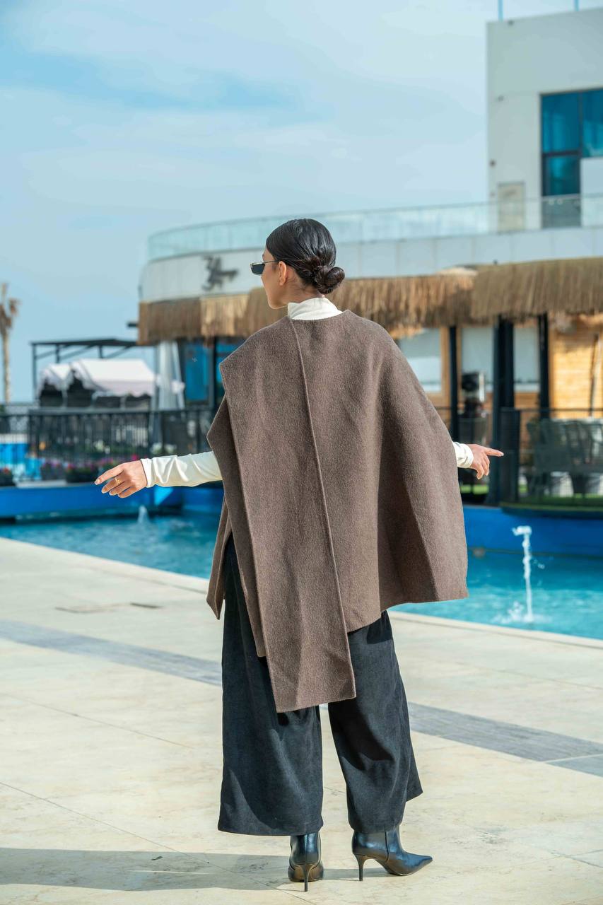 Brown Shawl C:J2730 Brown