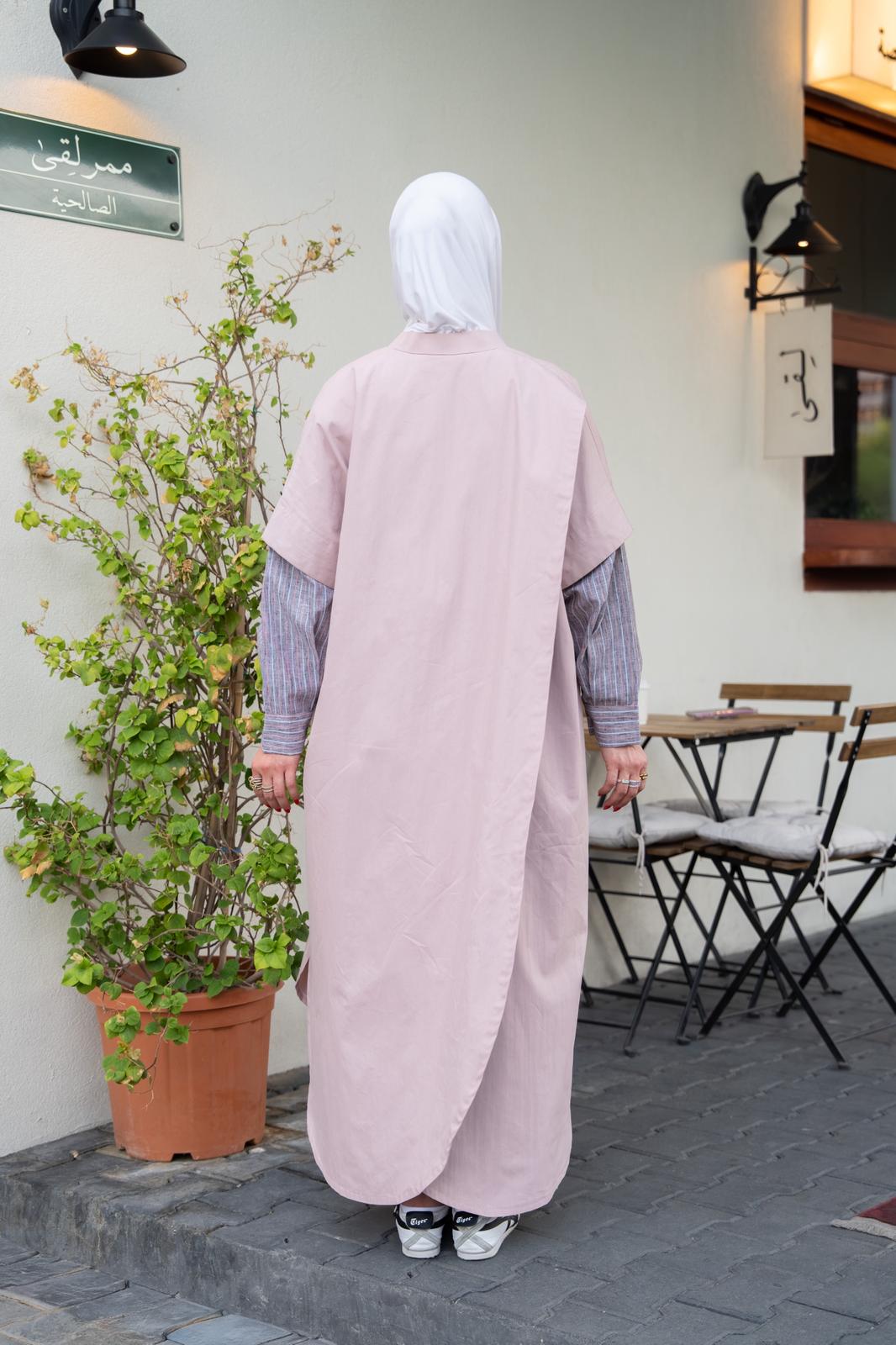 light pink trench coat.C:1122