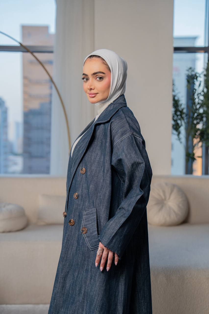 trench coat jeans. C:1061