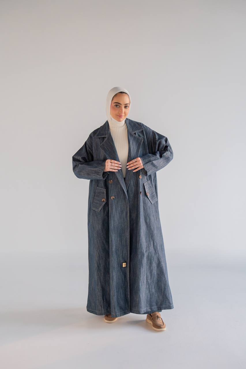 trench coat jeans. C:1061