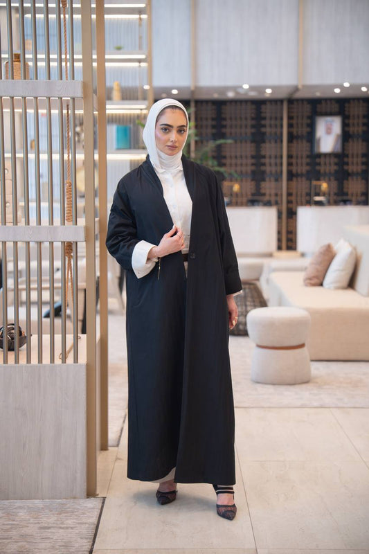 Black trench coat. C:1054