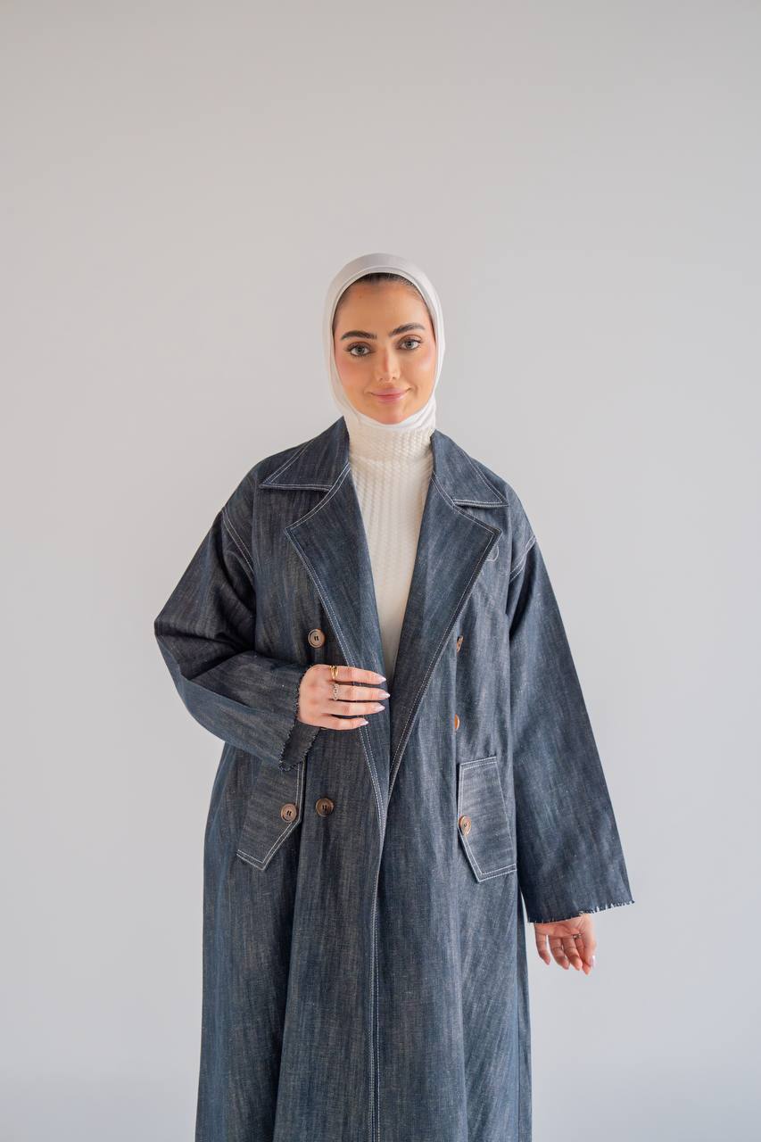 trench coat jeans. C:1061