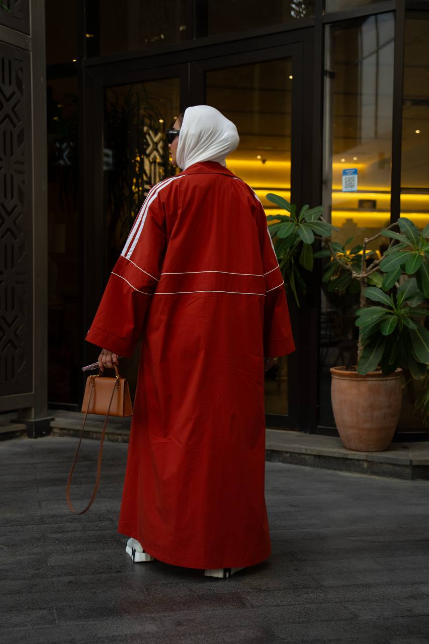 Red trench coat.C:1130