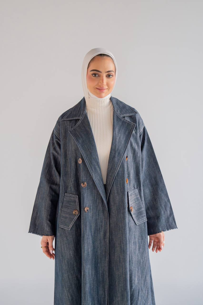 trench coat jeans. C:1061