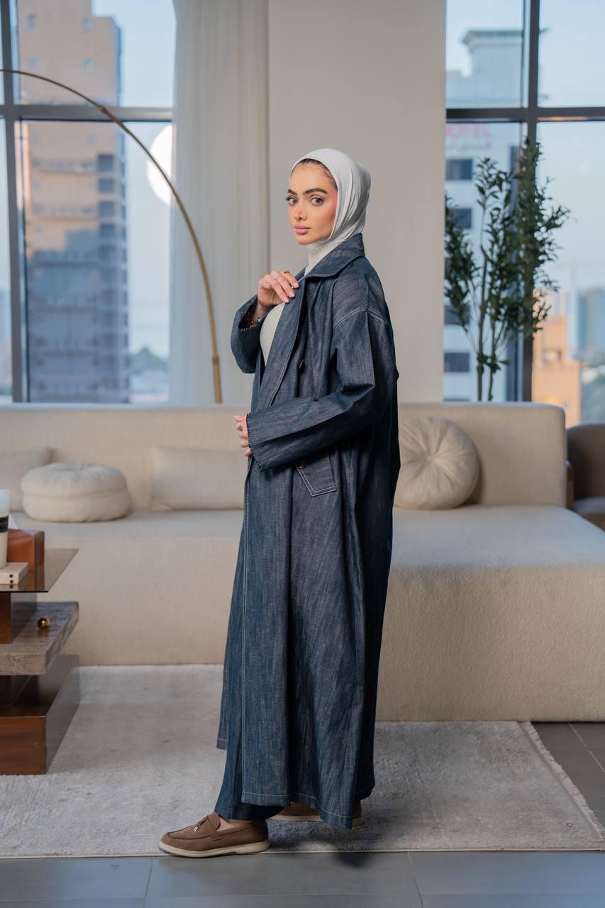 trench coat jeans. C:1061