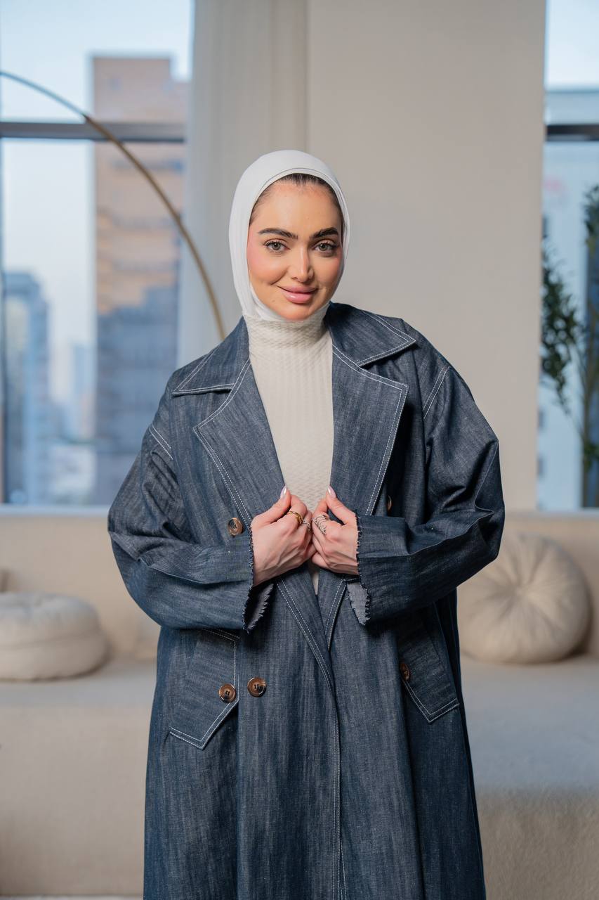 trench coat jeans. C:1061